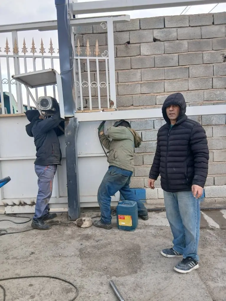 عملیات بهسازی و ارتقای ایمنی درب ورودی اصلی شرکت ملاردشیر