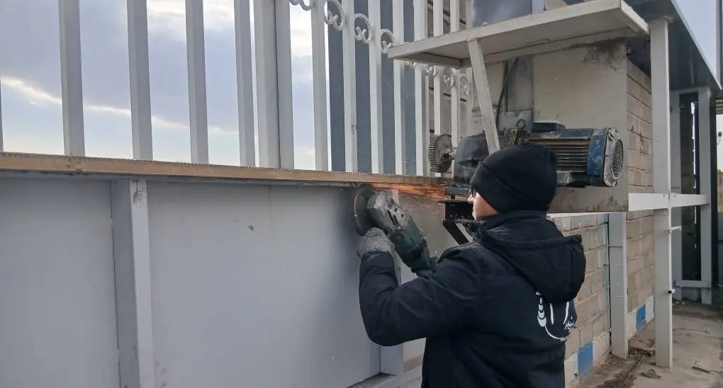 عملیات بهسازی و ارتقای ایمنی درب ورودی اصلی شرکت ملاردشیر