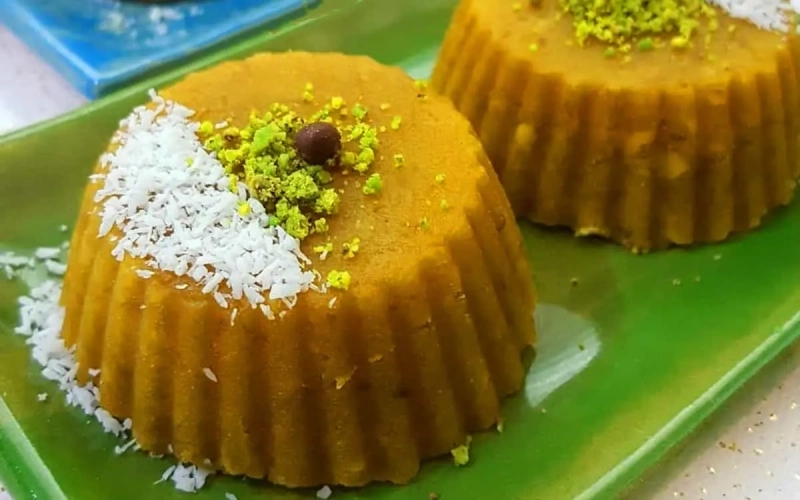 طرز تهیه حلوای شیر مجلسی | آموزش مرحله ای نکات مهم پخت